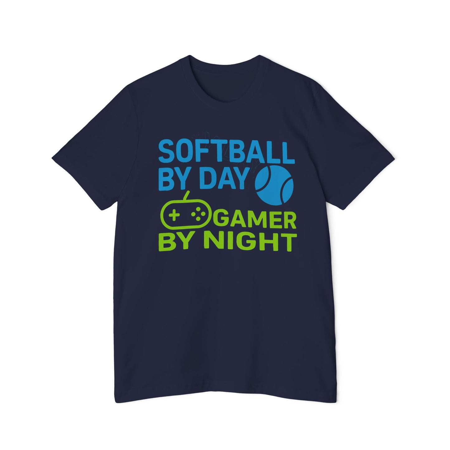 Softball by Day, Gamer by Night Women's Premium T-Shirt