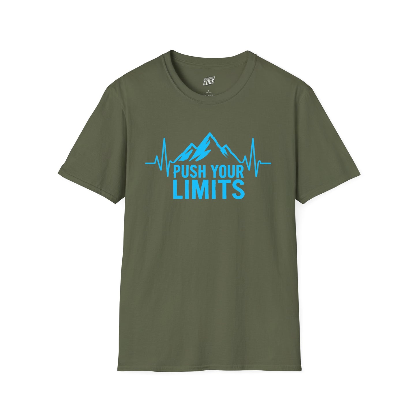 Push Your Limit's Heartbeat Hiking Men's Basic T-Shirt