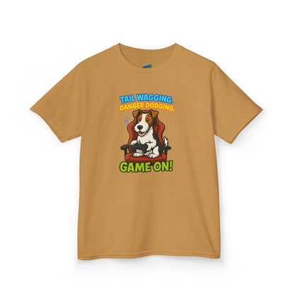Game On... Playing with Danger Boys' Heavy Cotton T-Shirt