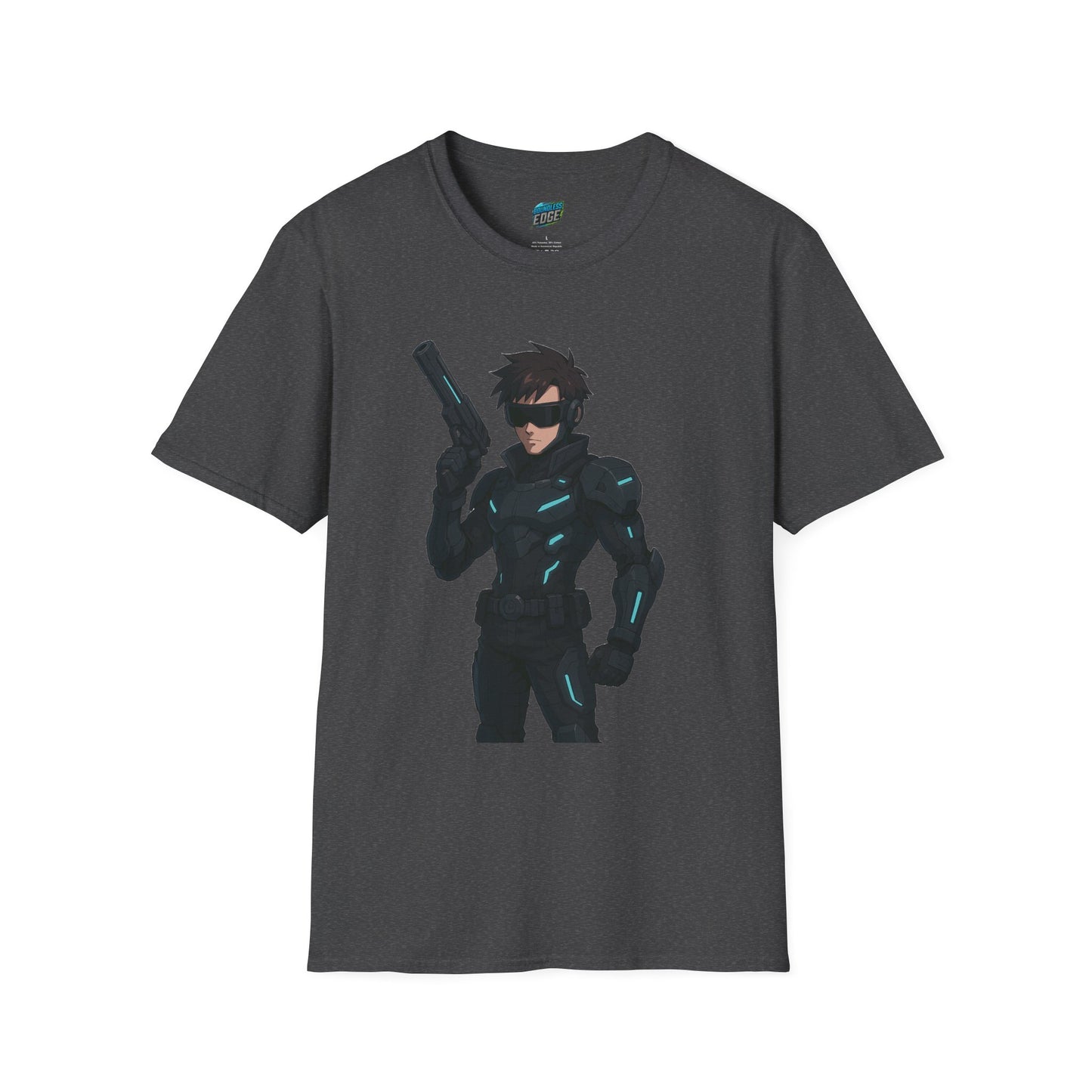 Cyber Agent Anime Men's Basic T-Shirt