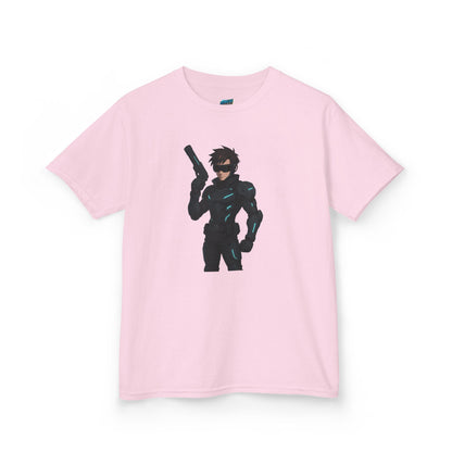 Cyber Agent Anime Boys' Heavy Cotton T-Shirt