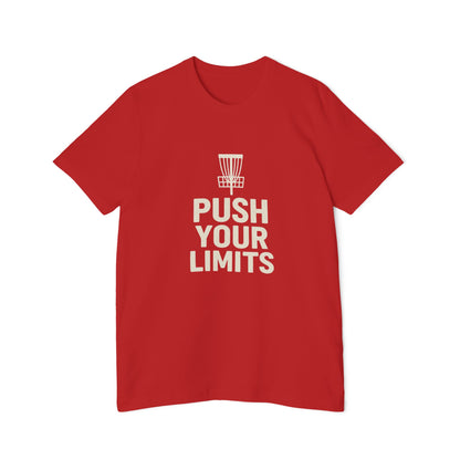 Push Your Limits – Disc Golf Men's Premium T-Shirt