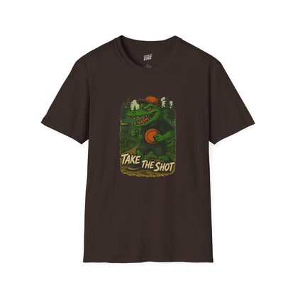 Take the Shot Disc Golf Gator Men's Basic T-Shirt