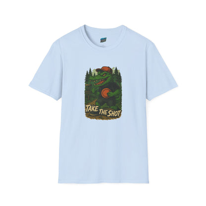 Take the Shot Disc Golf Gator Women's Basic T-Shirt