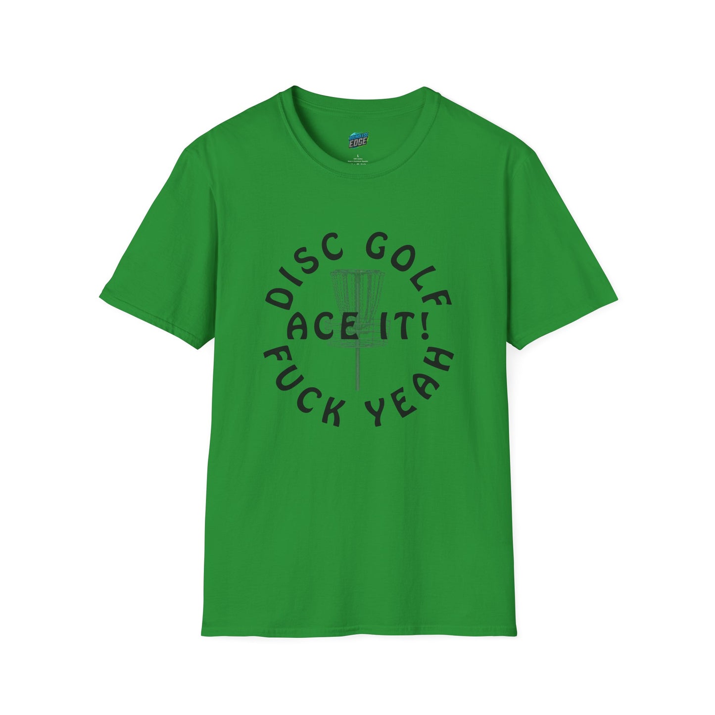 Disc Golf F*** Yeah Adult Humor Men's Basic Softstyle T-Shirt