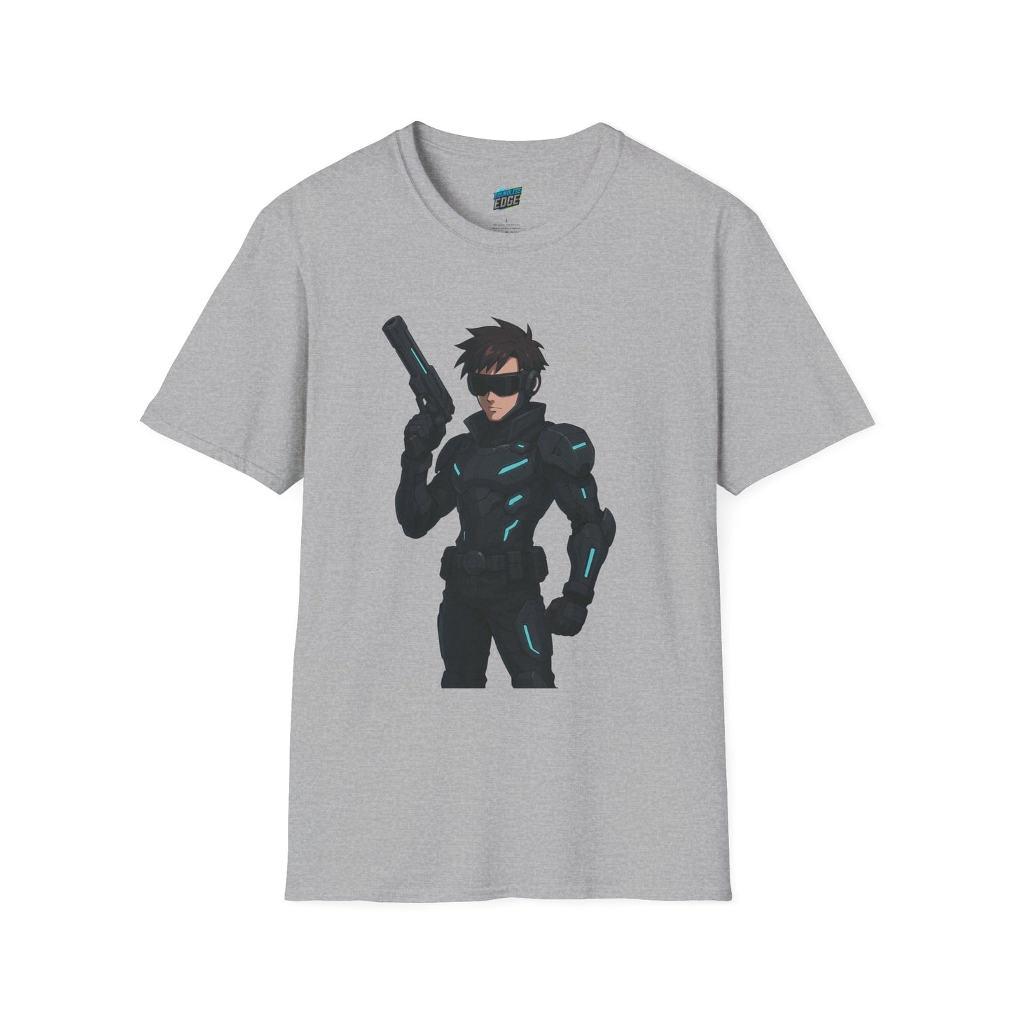 Cyber Agent Anime Men's Basic T-Shirt