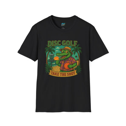 Take the Shot Disc Golf Gator Women's Basic T-Shirt