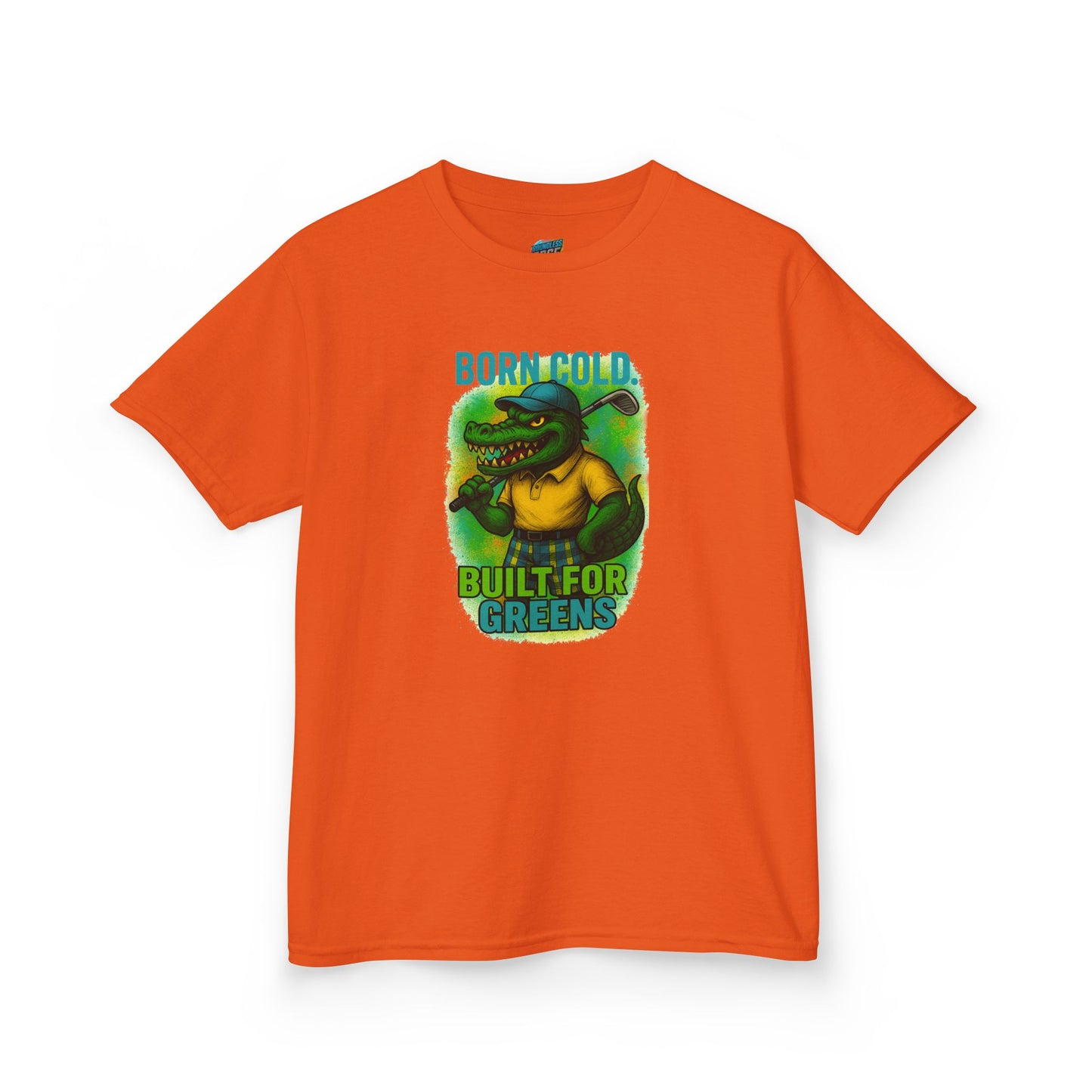 Born Cold. Built For Greens. Gator Golf Boys' Heavy Cotton T-Shirt