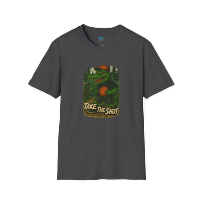 Take the Shot Disc Golf Gator Women's Basic T-Shirt