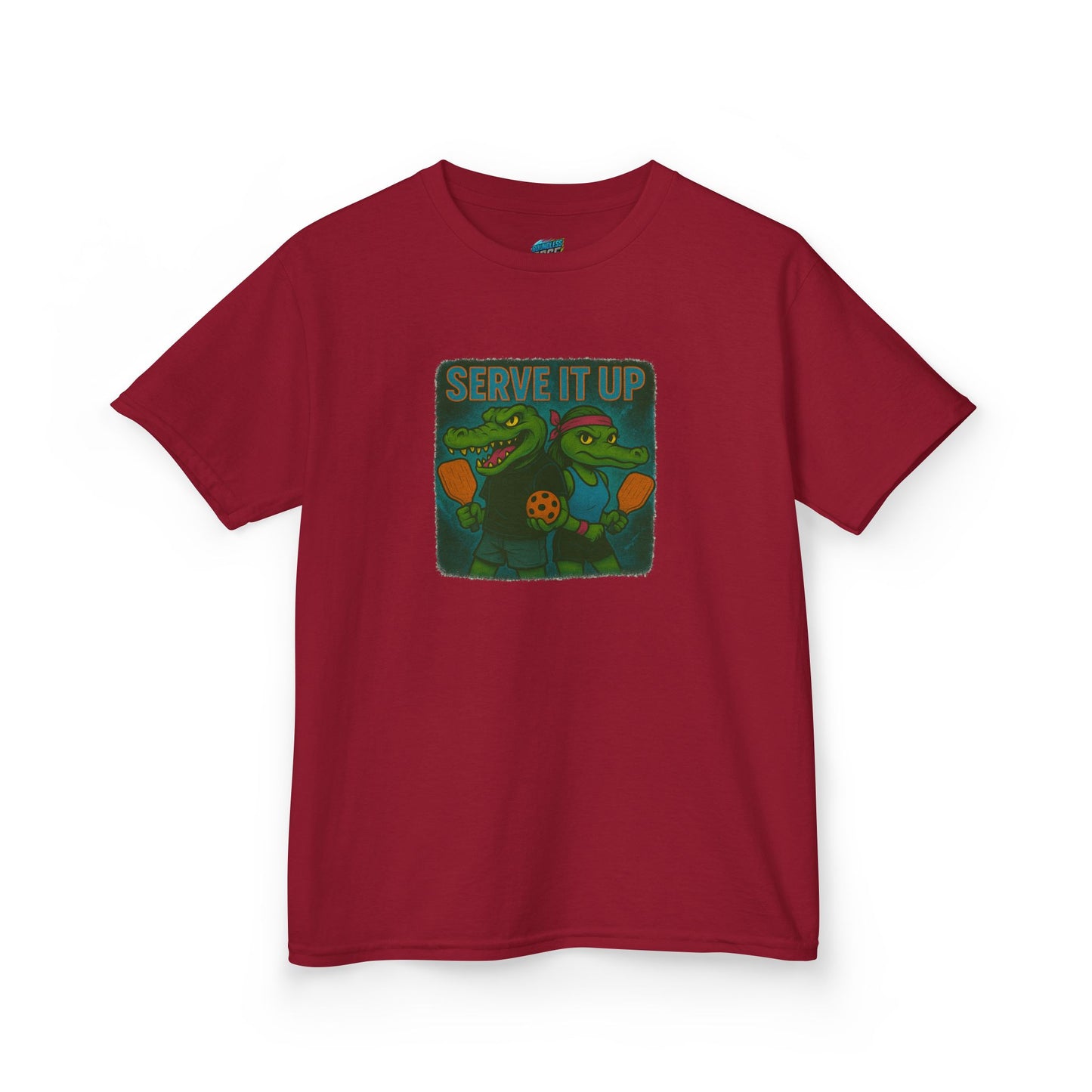 Serve it up Gator Pickleball Boys' Heavy Cotton T-Shirt