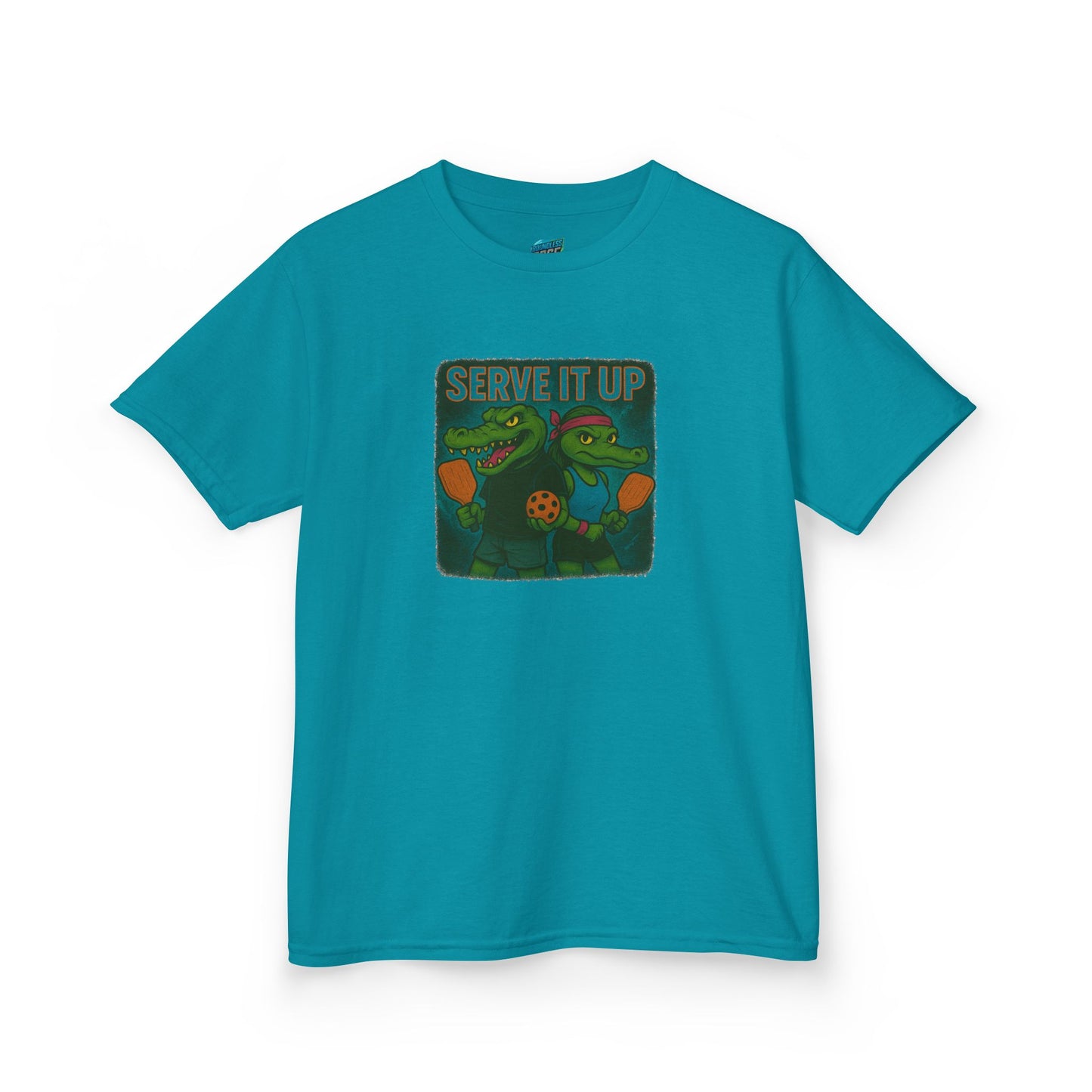 Serve it up Gator Pickleball Boys' Heavy Cotton T-Shirt