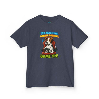 Game On... Playing with Danger Boys' Heavy Cotton T-Shirt