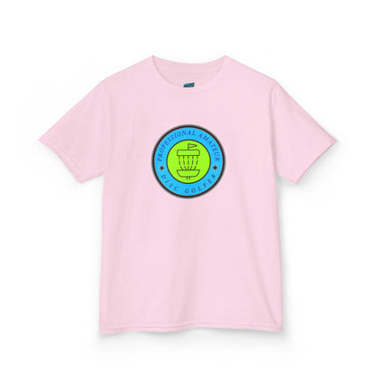 Professional Amateur Disc Golf Humor Girls' Heavy Cotton T-Shirt