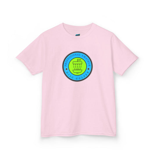 Professional Amateur Disc Golf Humor Girls' Heavy Cotton T-Shirt