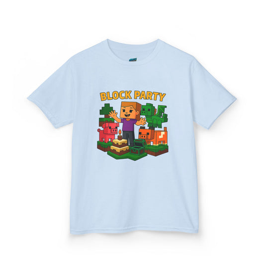 Block Party Playing with Danger Girls' Heavy Cotton T-Shirt