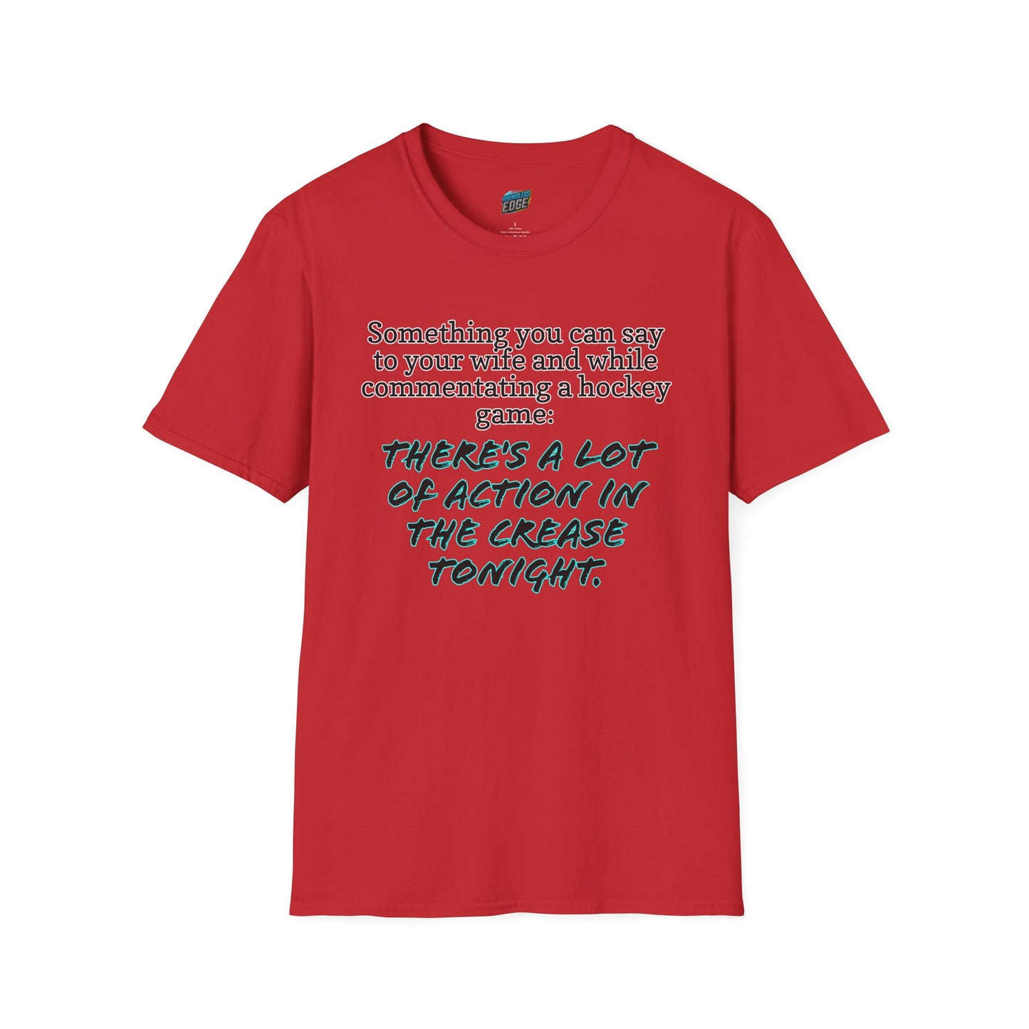 Something You Can Say... Hockey Humor Men's Basic T-Shirt