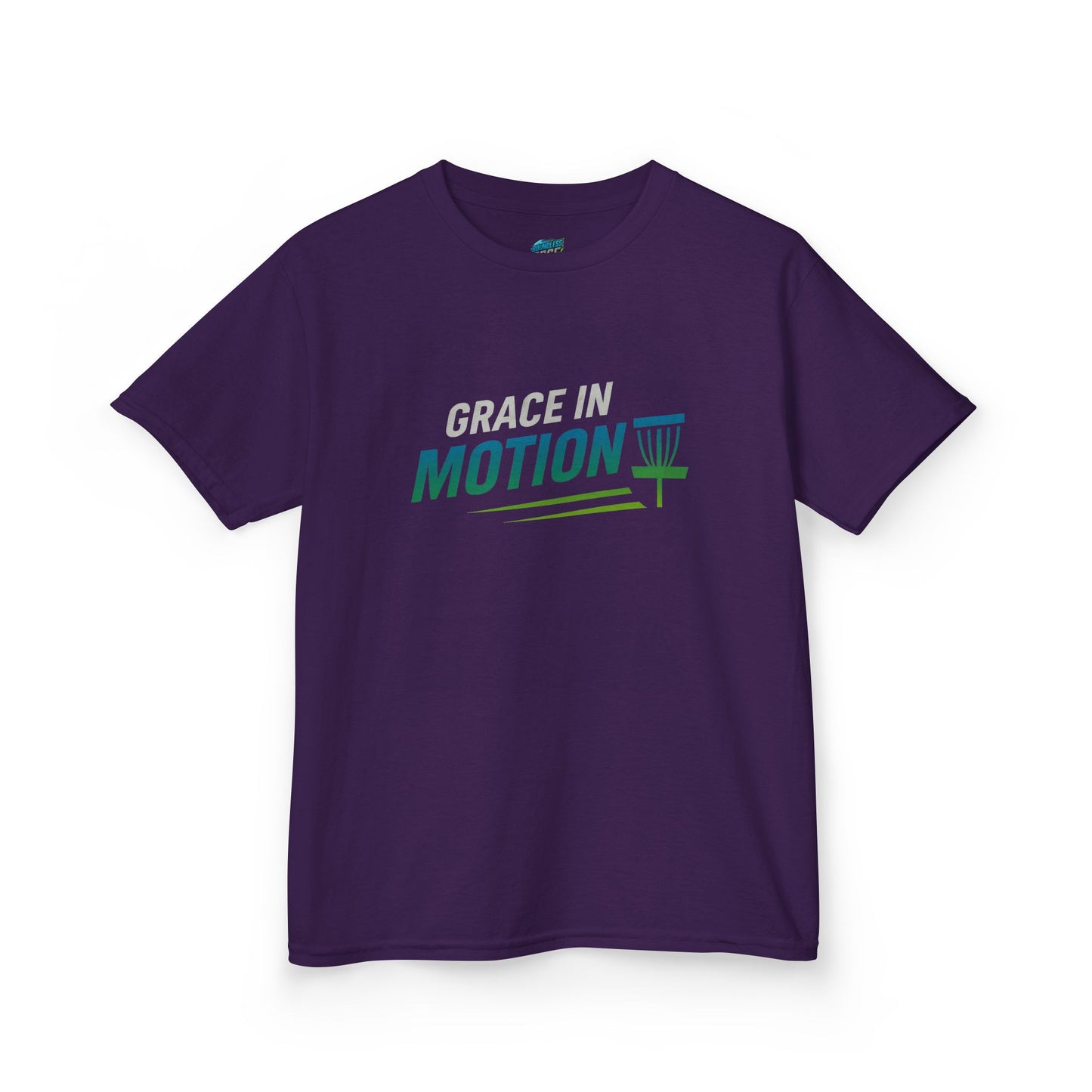 Grace in Motion Disc Golf Girls' Heavy Cotton T-Shirt