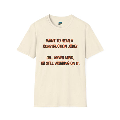 Construction Joke Mom Joke Humor Women's Basic T-Shirt