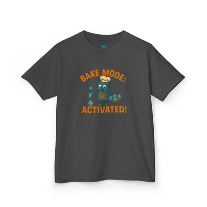 Bake Mode: Activated Playing with Danger Boys' Heavy Cotton T-Shirt