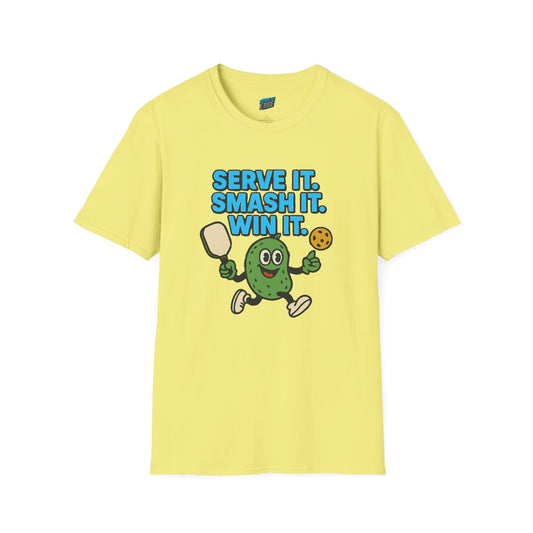 Serve it. Smash it. Win it. Pickleball Women's Basic T-Shirt
