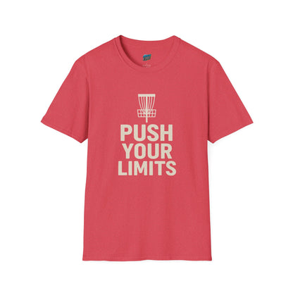 Push Your Limits Disc Golf Men's Basic T-Shirt