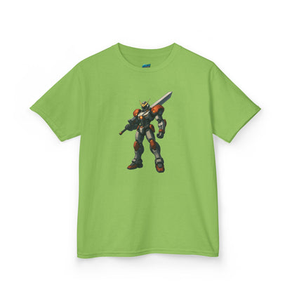 Mech Anime Boys' Heavy Cotton T-Shirt