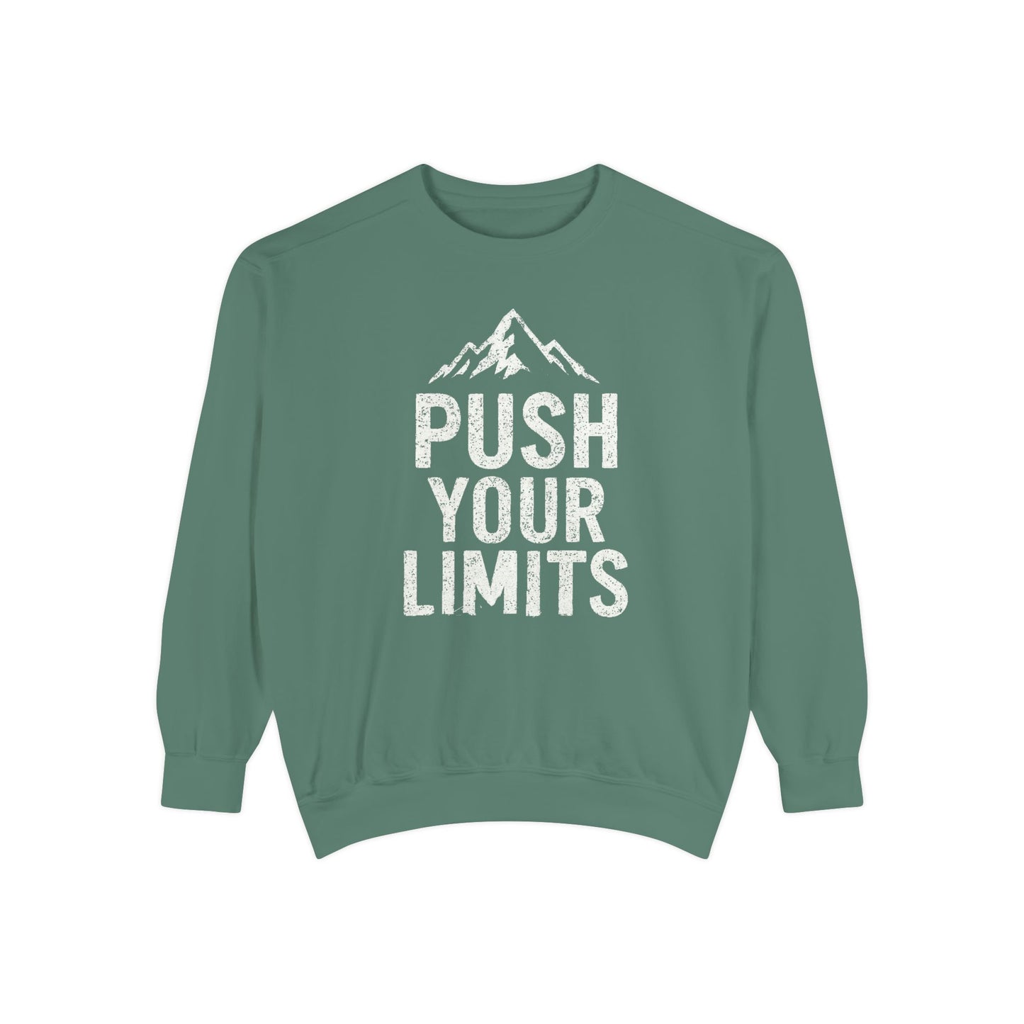 Push Your Limits Vintage Wash Women's Premium Crewneck Sweatshirt