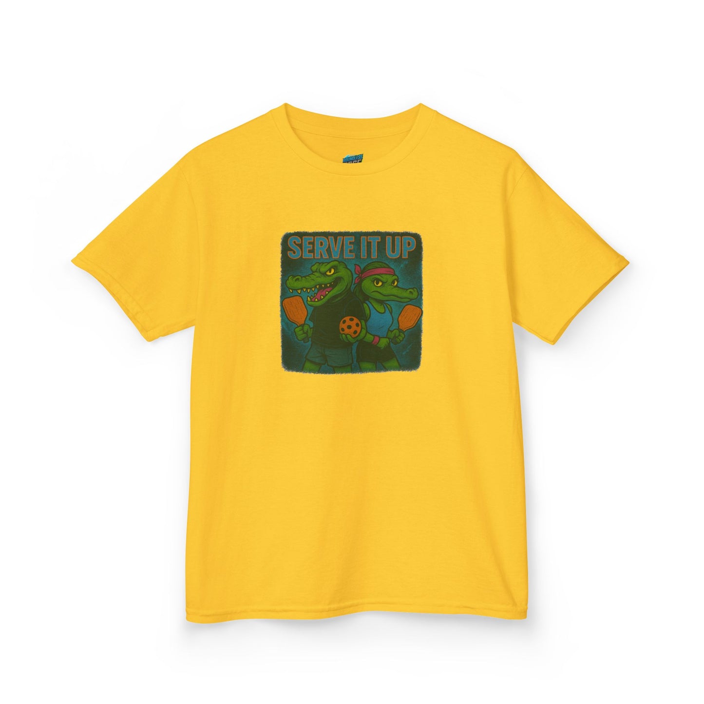 Serve it up Gator Pickleball Boys' Heavy Cotton T-Shirt