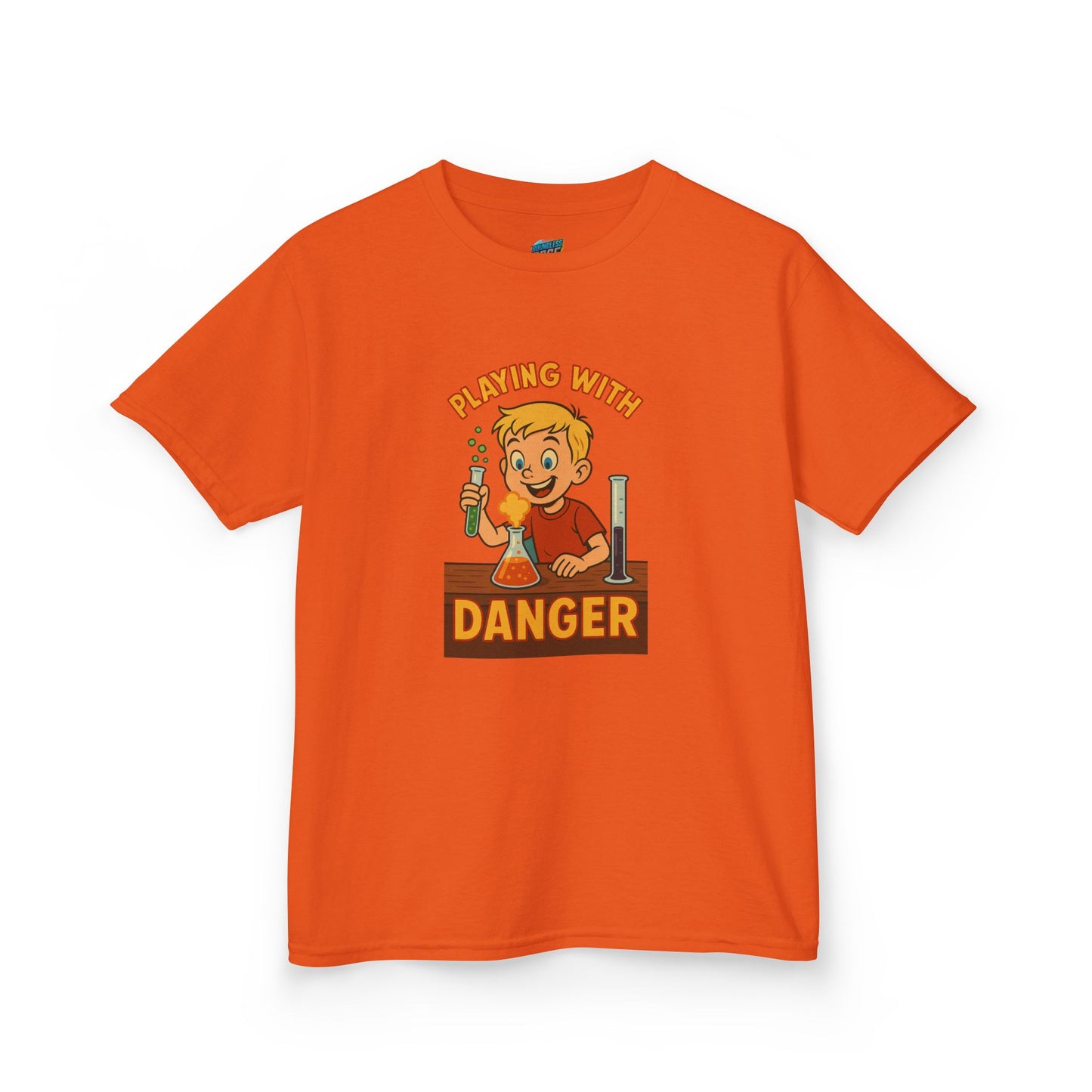 Playing with Danger Boys' Heavy Cotton T-Shirt