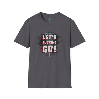 Let's F****** Go! Disc Golf Adult Humor Women's Basic Softstyle T-Shirt