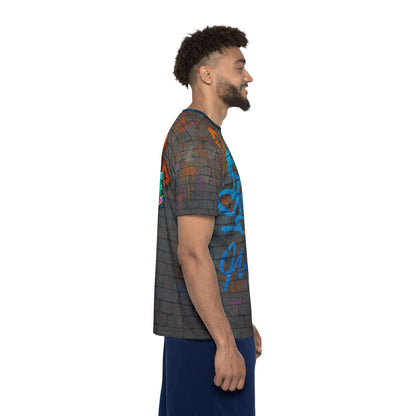 Vibe Graffiti Wall Men's Jersey Premium T-Shirt