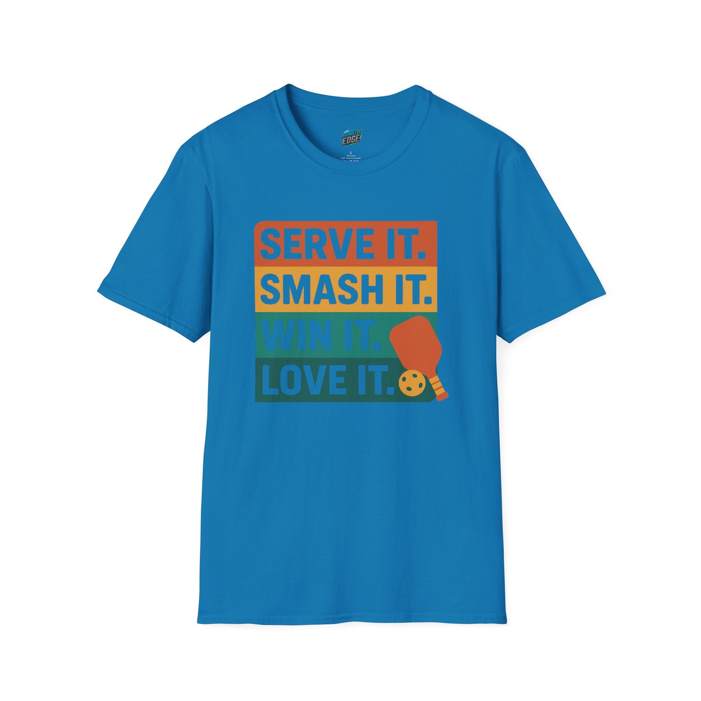 Serve it. Smash it. Win it. Love it. Pickleball Men's Basic T-Shirt
