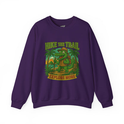 Hike the Trail Explore More Hiking Women's Basic Crewneck Sweatshirt