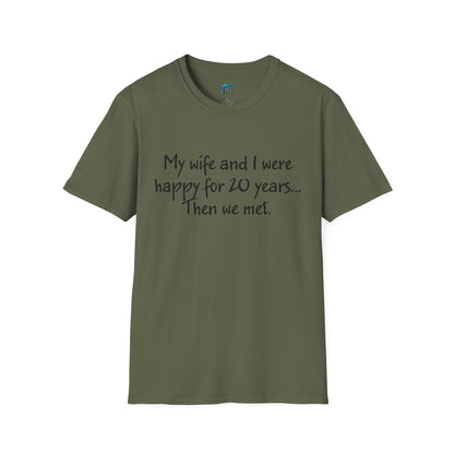 Wife Joke Dad Joke Humor Men's Basic T-Shirt