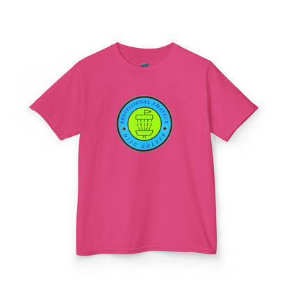 Professional Amateur Disc Golf Humor Girls' Heavy Cotton T-Shirt