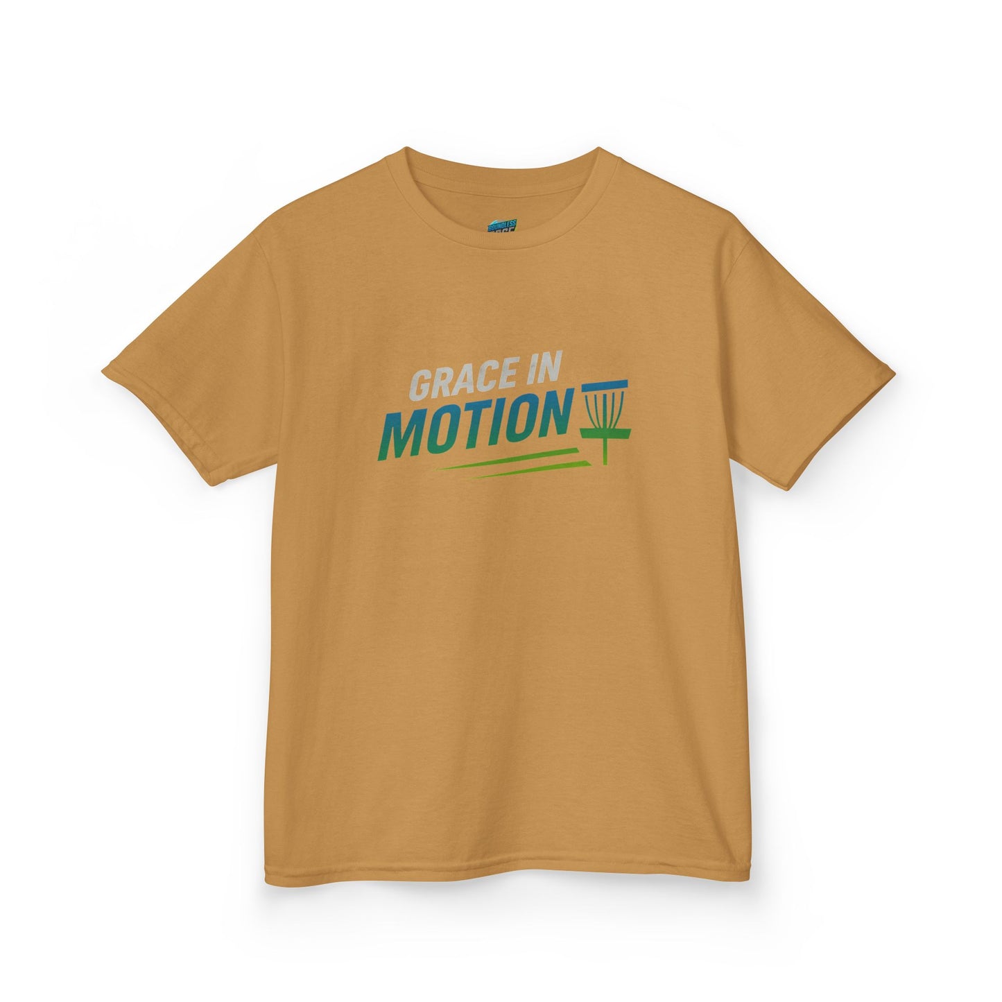 Grace in Motion Disc Golf Girls' Heavy Cotton T-Shirt