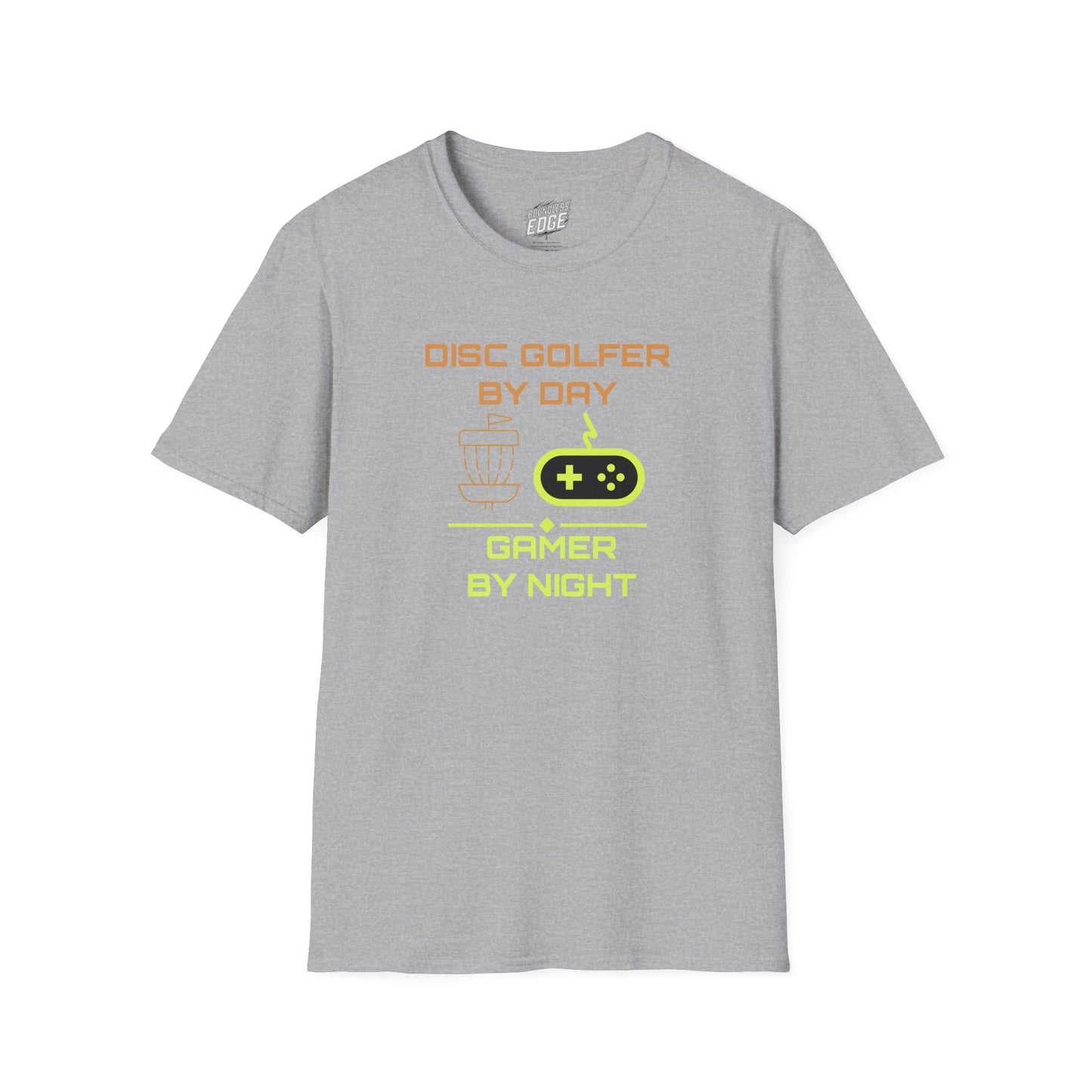 Disc Golf by Day, Gamer by Night Men's Basic T-Shirt