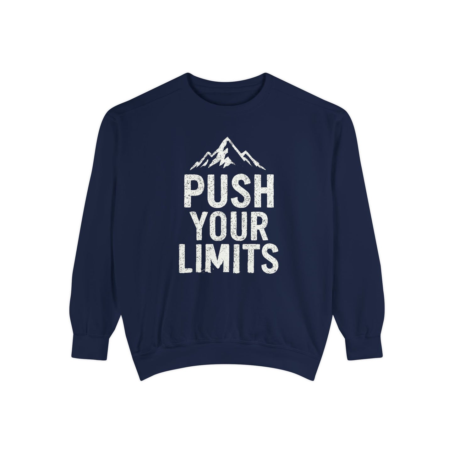 Push Your Limits Vintage Wash Women's Premium Crewneck Sweatshirt