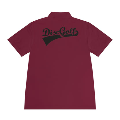 Boundless Edge Disc Golf Men's Sport Polo Premium T-Shirt