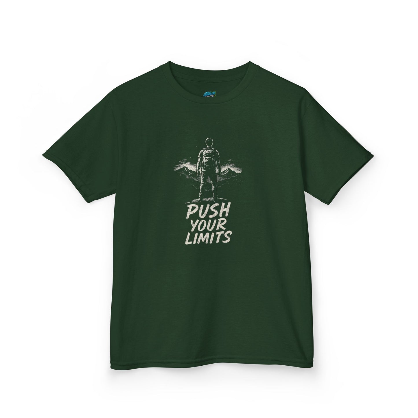 Push Your Limits Hiking Boys' Heavy Cotton T-Shirt