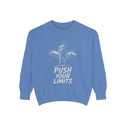 Summit Edition Push Your Limits Hiking Men's Premium Crewneck Sweatshirt