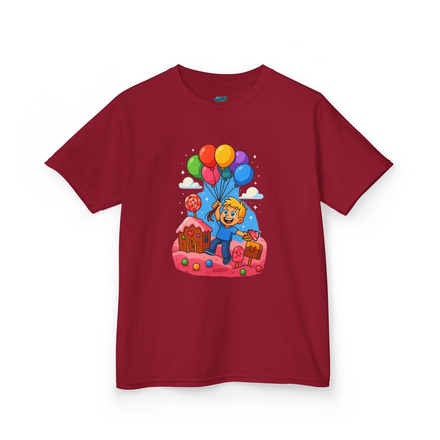 Candyland Lift-Off Playing with Danger Boys' Heavy Cotton T-Shirt