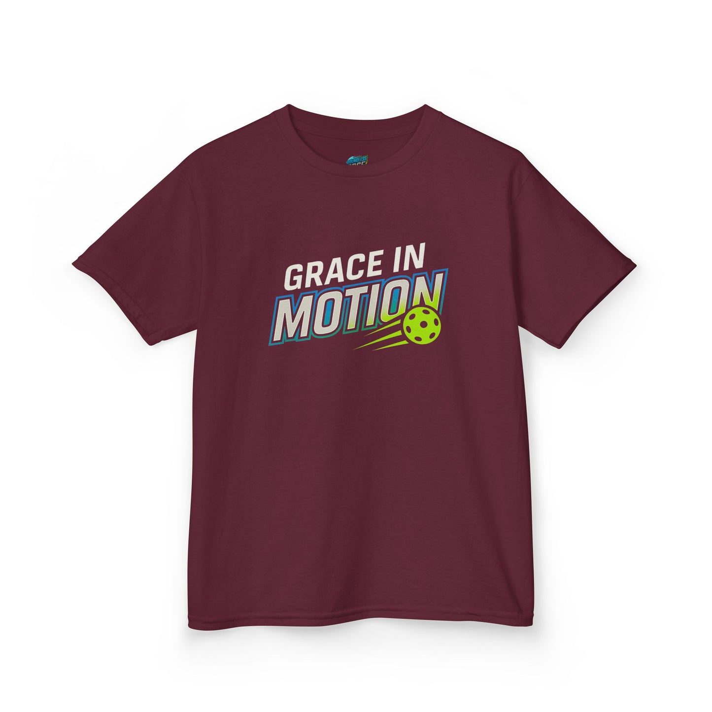 Grace in Motion Pickleball Girls' Heavy Cotton T-Shirt