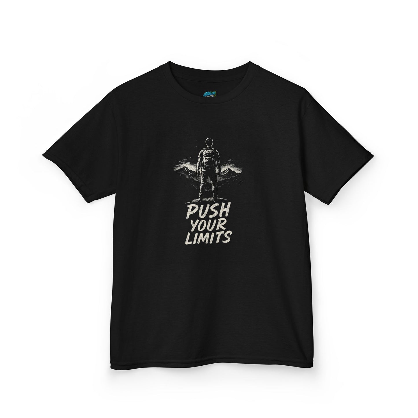 Push Your Limits Hiking Boys' Heavy Cotton T-Shirt