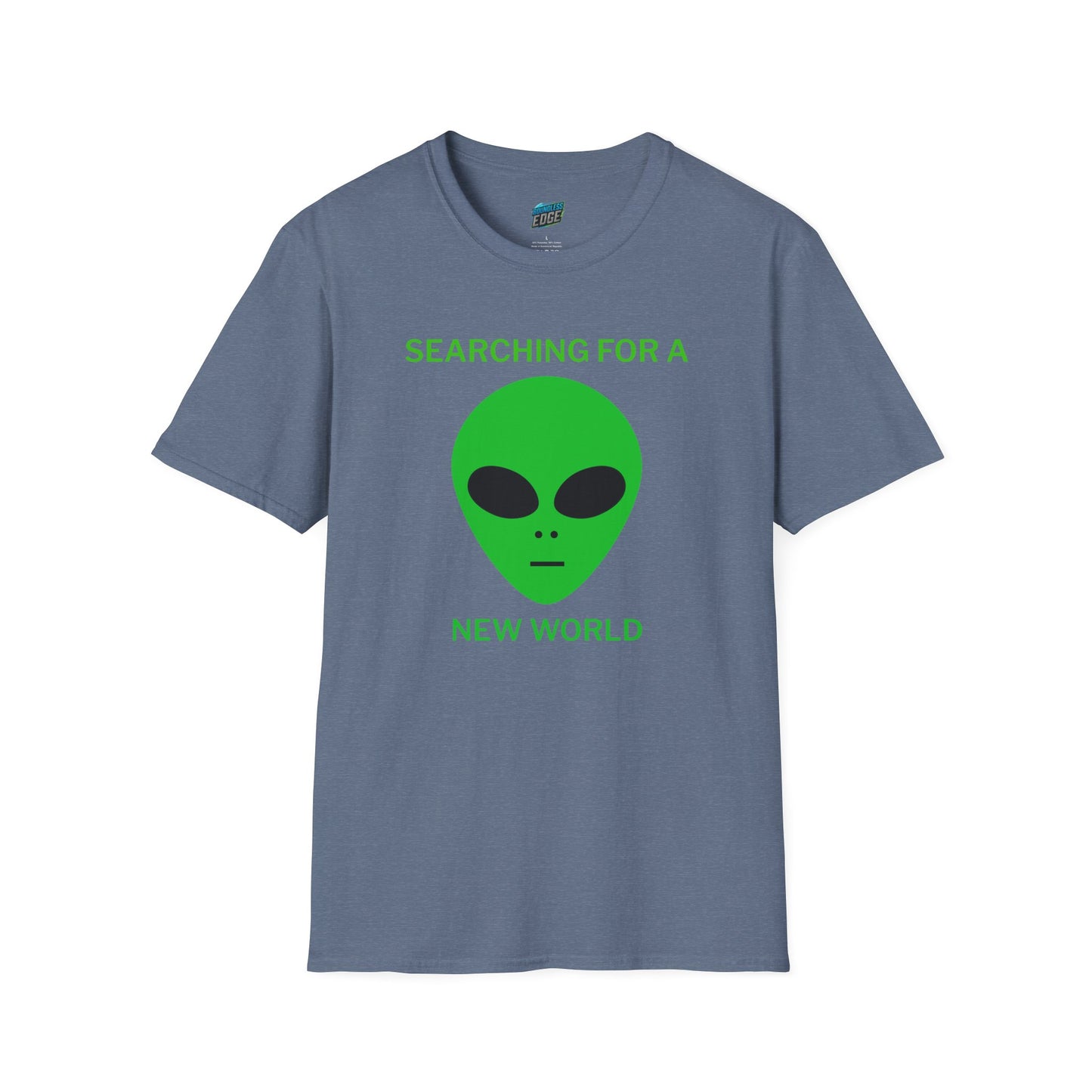 Alien Searching for a New World Humor Men's Basic Softstyle T-Shirt