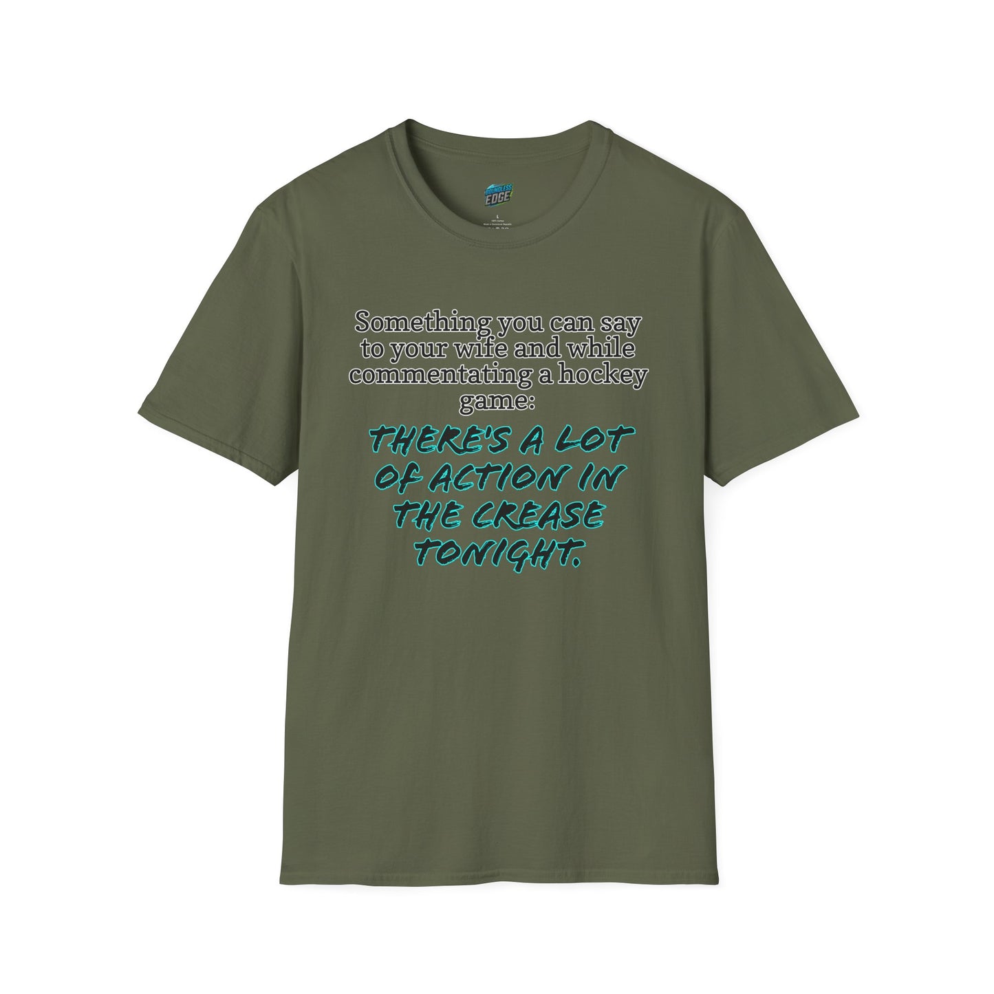 Something You Can Say... Hockey Humor Men's Basic T-Shirt
