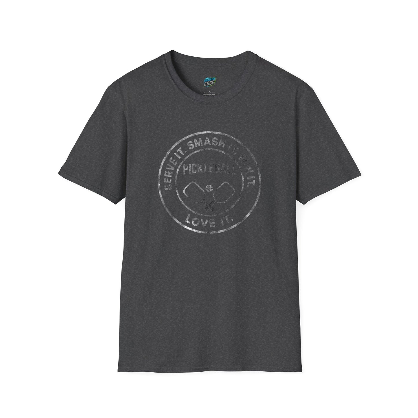 Serve it. Smash it. Win it. Love it. Pickleball Men's Basic T-Shirt