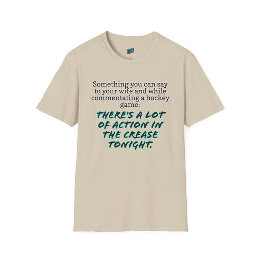 Something You Can Say... Hockey Humor Men's Basic T-Shirt