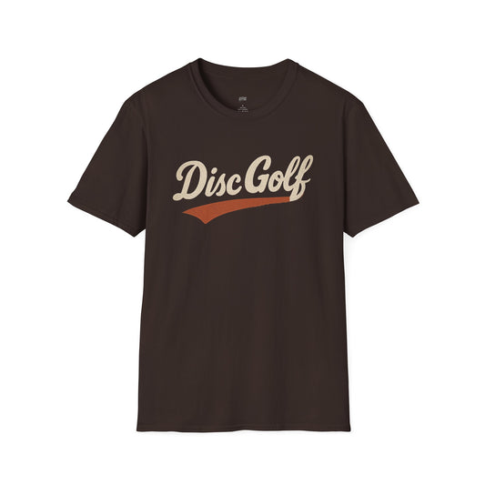 Vintage Color Disc Golf Logo Men's Basic T-Shirt
