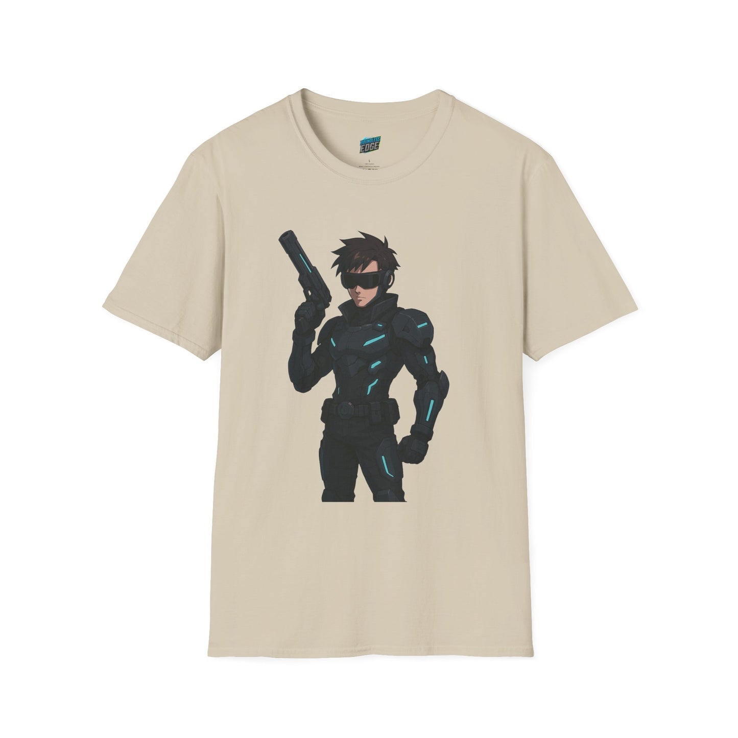 Cyber Agent Anime Men's Basic T-Shirt